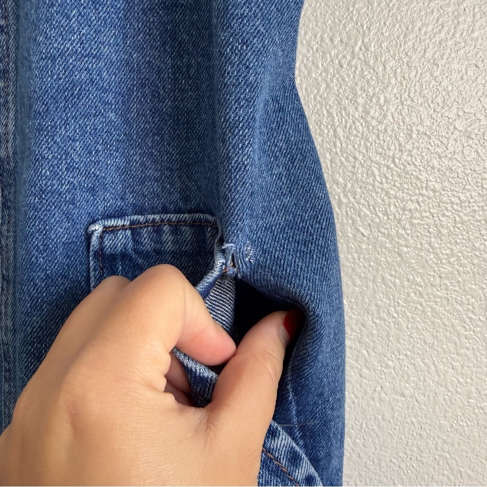 Denim Dress w/ Pockets (Box D) - Picture 5 of 7
